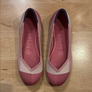 Rothy's Two-Tone Pink Flats